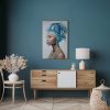Obraz ręcznie malowany szary 80 X 120 cm – doda stylu i harmonii