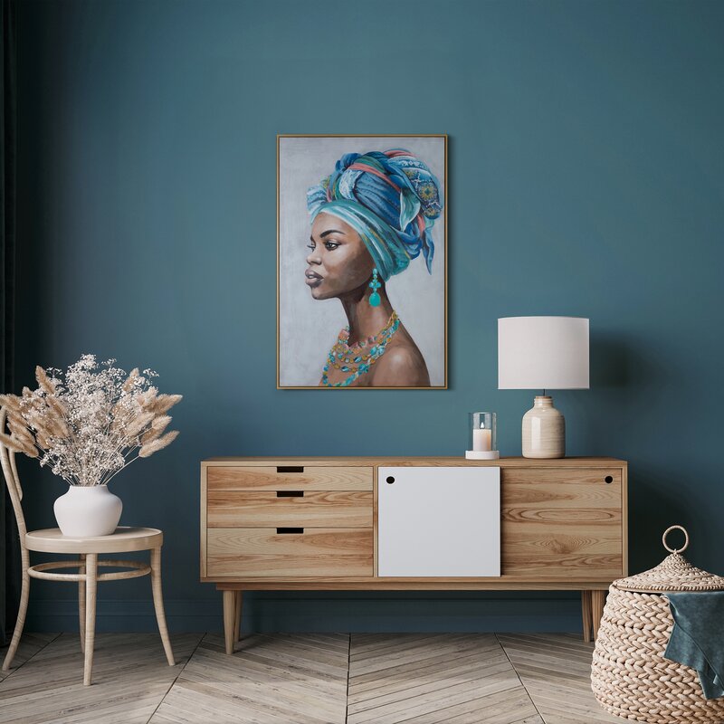 Obraz ręcznie malowany szary 80 X 120 cm – doda stylu i harmonii