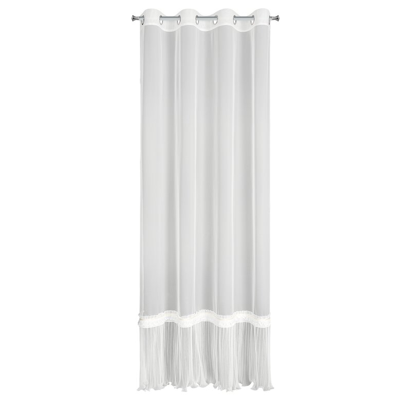 Firana gotowa Megan biała 140 x 250 cm – rozprasza światło
