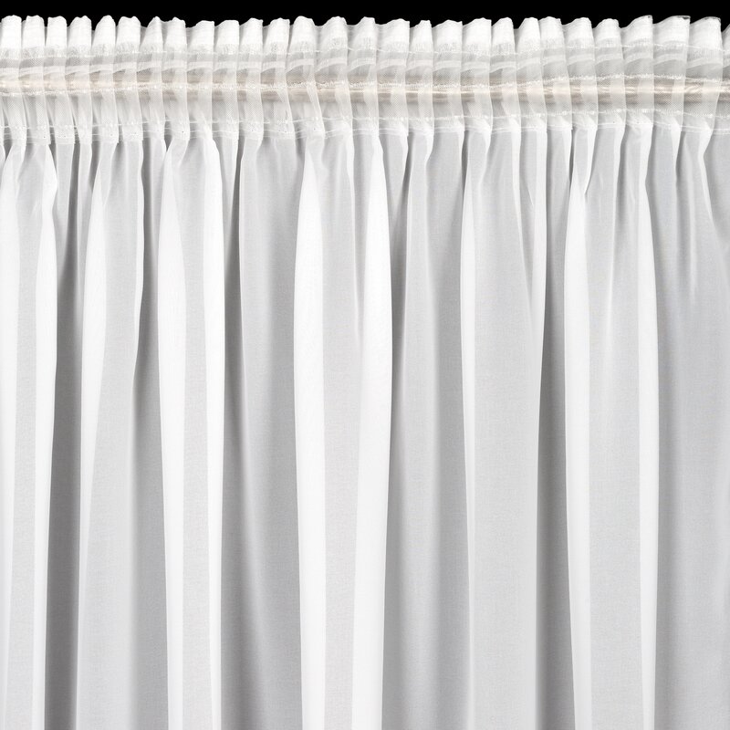 Firana gotowa Debra biała 140 X 270 cm – rozjaśnia wnętrze