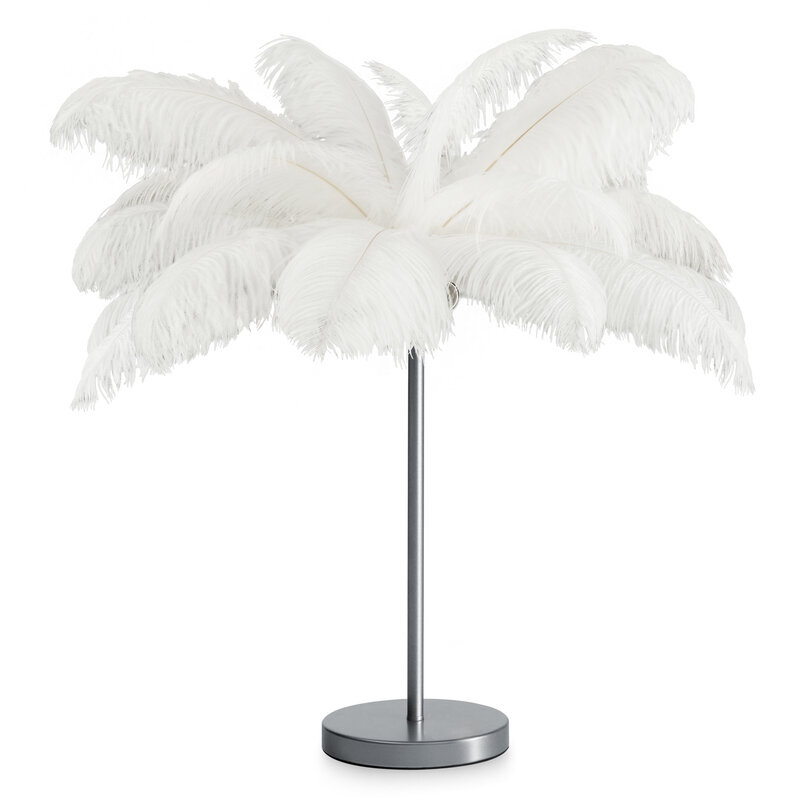 Lampa podłogowa Feri srebrna 65 x 65 x 68 cm – tworzy nastrój