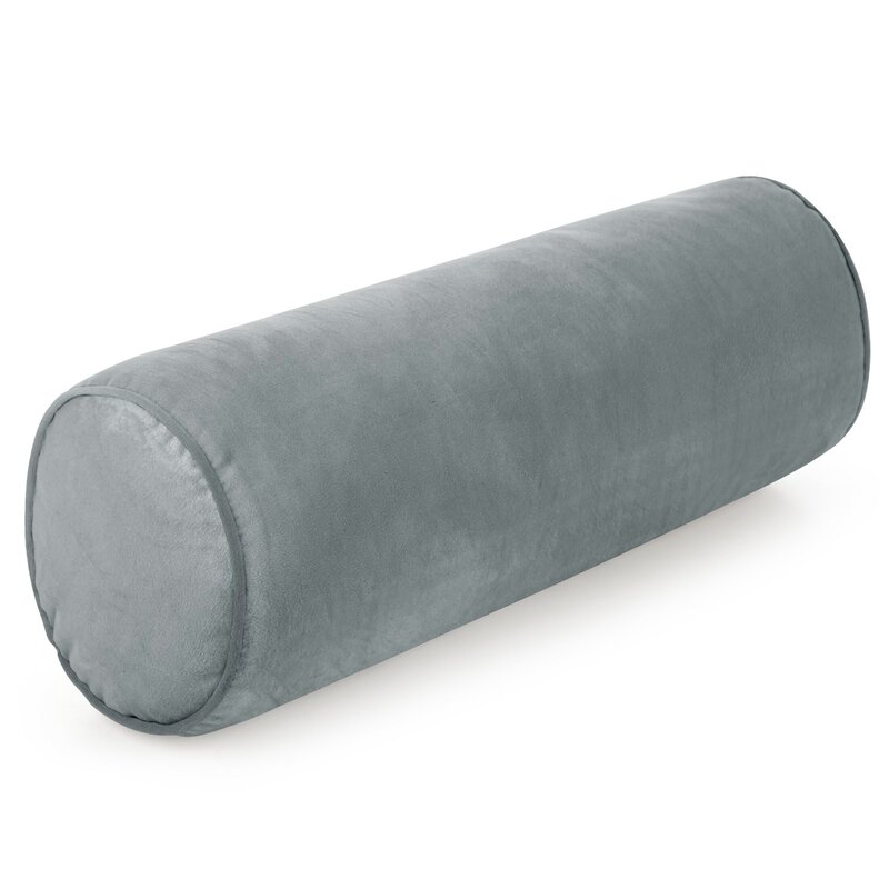 Poszewka Gaja srebrna 15 x 45 cm – miękki welur