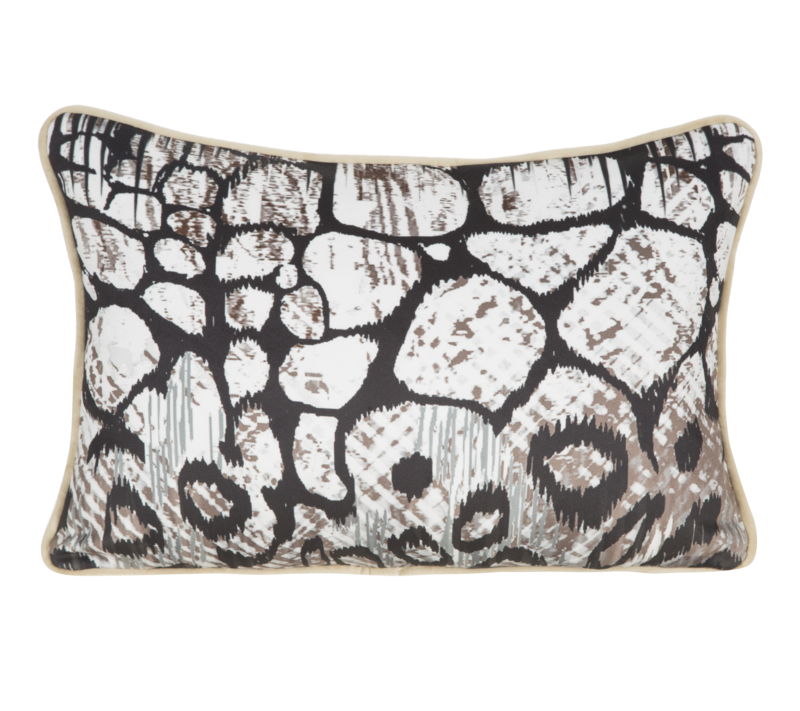Poszewka welwet MING11C czarna 30 x 45 cm – wprowadza wyrafinowany styl