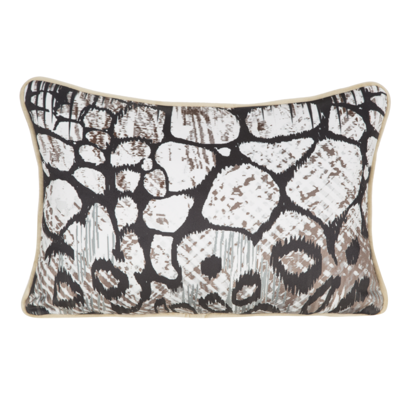 Poszewka welwet MING11C czarna 30 x 45 cm – wprowadza wyrafinowany styl