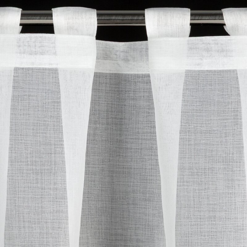 Firana gotowa Suzan biała 150 x 40 cm – rozświetla wnętrze