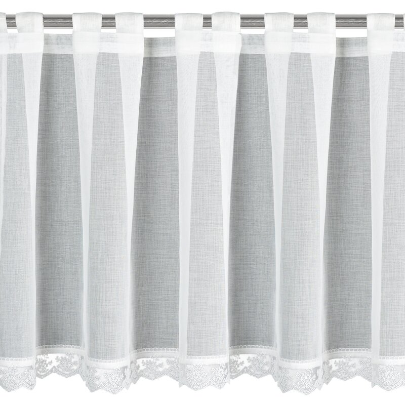 FIRANA GOTOWA SUZAN NA SZELKACH 150 X 70 CM BIAŁY