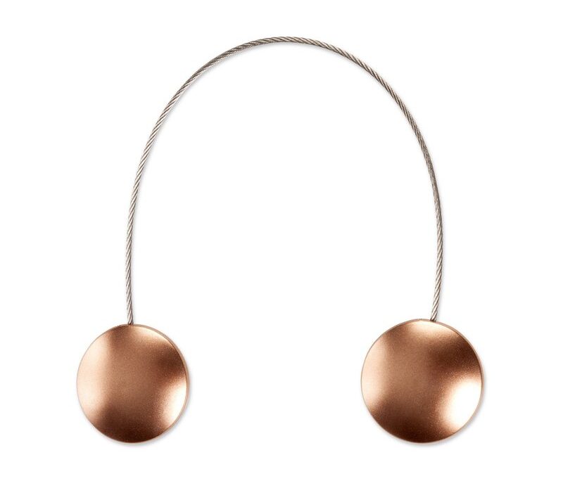 Upinacz magnetyczny brązowy 4 x 13 cm – eleganckie upięcie firan