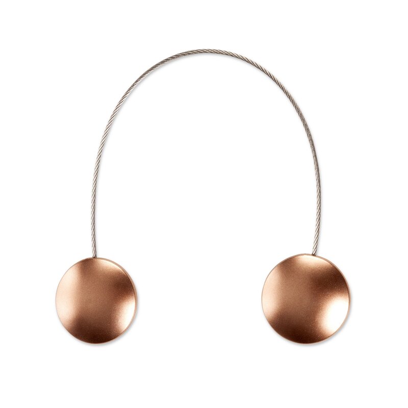 Upinacz magnetyczny brązowy 4 x 13 cm – eleganckie upięcie firan