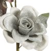 Kwiat Flore srebrny 83 cm – doda blasku wnętrzu