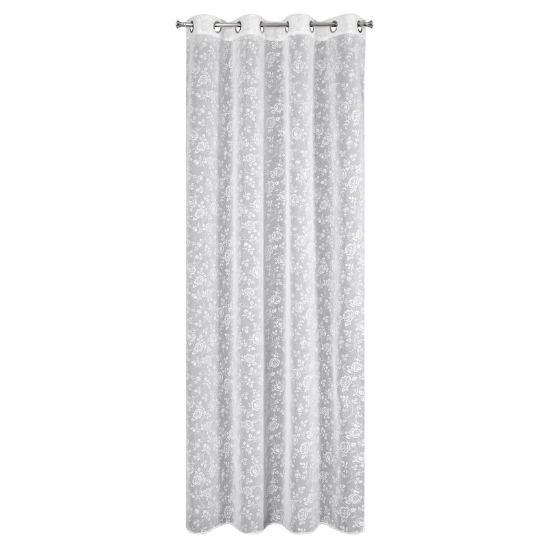 Zasłona gotowa Holly biała 140 X 250 cm – subtelnie filtruje światło