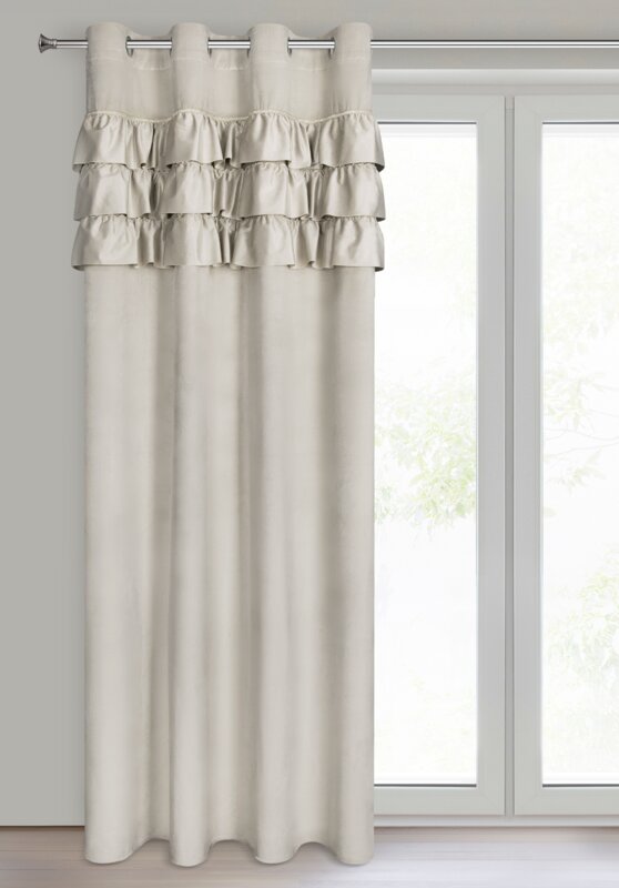 Zasłona gotowa Sami beżowa 140 x 250 cm – wprowadza blask