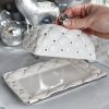 Naczynie dekoracyjne białe 21 x 15 x 10 cm – idealne na biżuterię