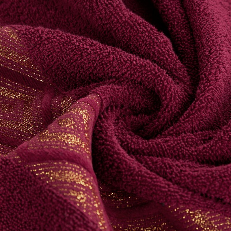 Ręcznik Azari bordowy 70 x 140 cm – miękki i chłonny