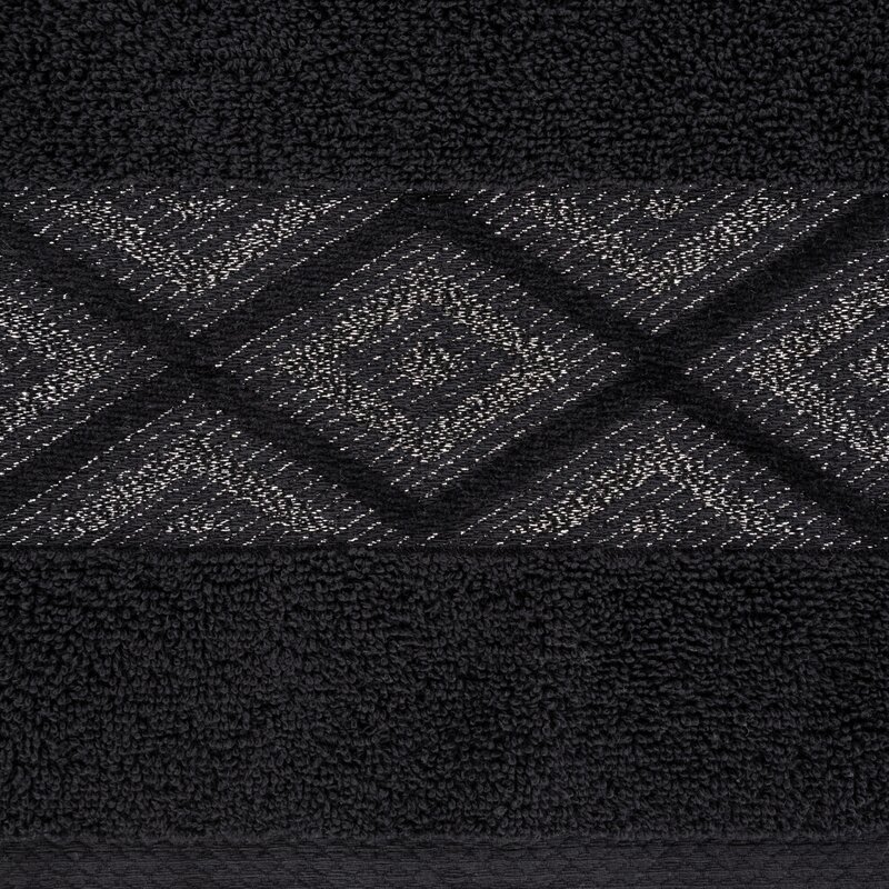 Ręcznik Azari czarny 70 x 140 cm – miękki i chłonny