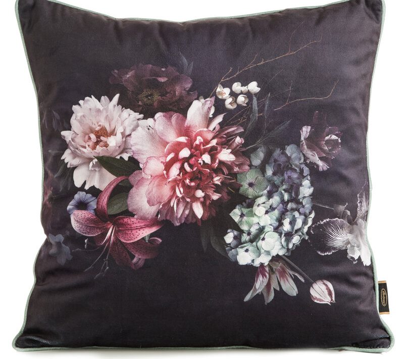 Poszewka welwet SI/PO/VELVET CZARNA 45X45 – doda elegancji wnętrzu