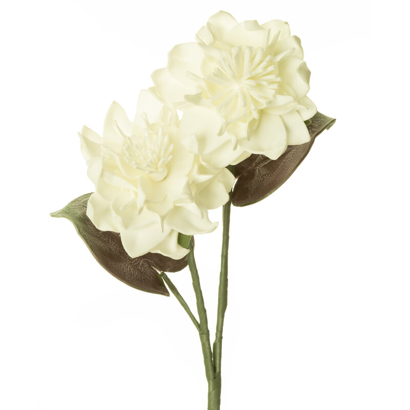 Kwiat dekoracyjny Flore biały 80 cm – realistyczny wygląd