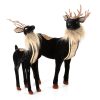 Ozdoba bożonarodzeniowa czarna 20 x 9 x 33 cm – idealna dekoracja