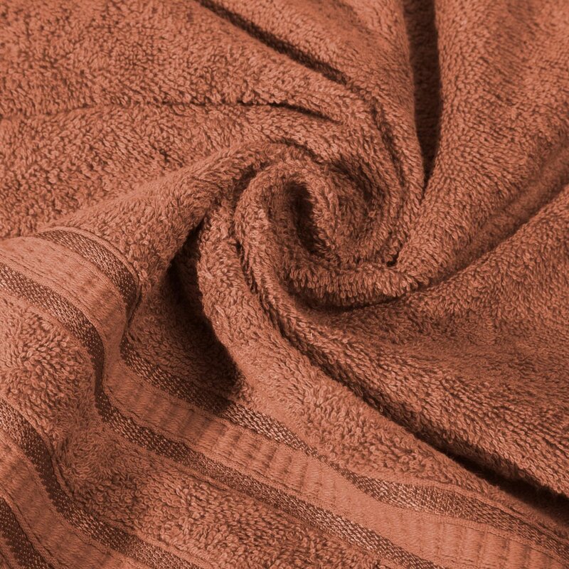 Ręcznik bambusowy Mila ceglasty 70 X 140 cm – miękki i chłonny