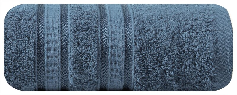 Ręcznik bambusowy Mila (09) granatowy 50 X 90 cm – delikatny i chłonny