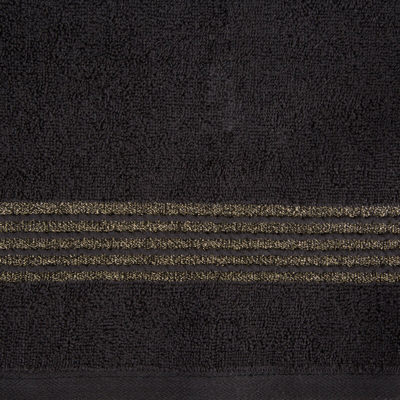 Ręcznik Lurex czarny 30 x 50 cm – elegancki dodatek do łazienki