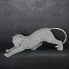 FIGURKA DEKORACYJNA ELDO 39 X 11 X 14 CM SREBRNY