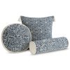 Poszewka dekoracyjna Fabia 02 granatowa 45 x 45 cm – ożywi wnętrze