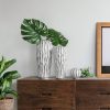 WAZON DEKORACYJNY SAVANA FI 15 X 40 CM BIAŁY
