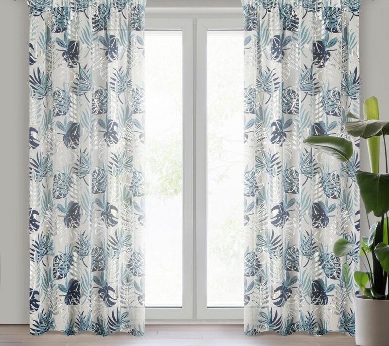 Firana gotowa Malta biała 140 x 270 cm – rozprasza światło