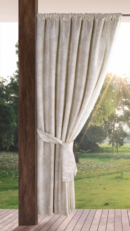 Zasłona gotowa Garden pudrowa 155 x 200 cm – ochrona przed słońcem