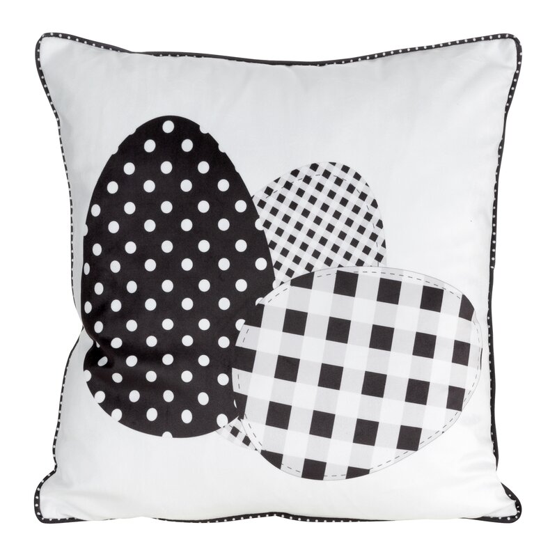 POSZEWKA WIOSNA 45 X 45 CM CZARNY