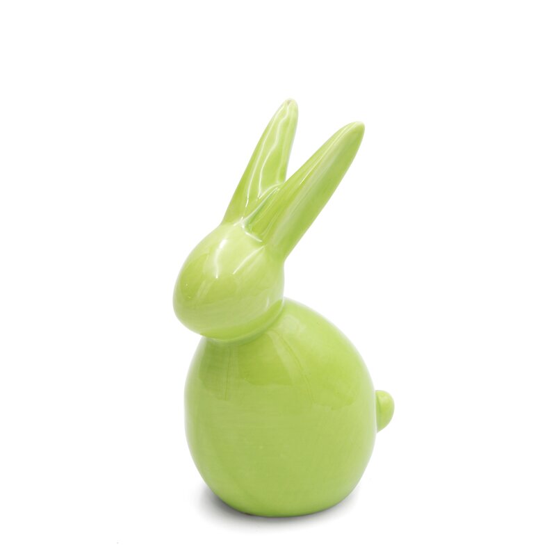 Figurka wielkanocna zajączek zielony 10x7x16 cm – doda wiosennej energii