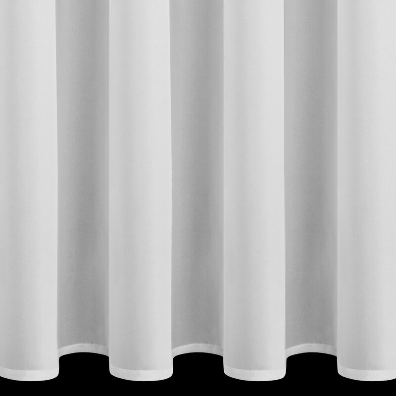 Zasłona gotowa Roses biała 140 X 270 CM – rozjaśnia wnętrze