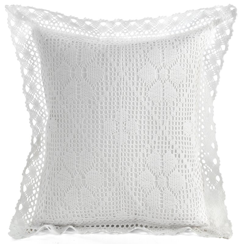 Poszewka nici Mirella biała 40 x 40 cm – doda uroku