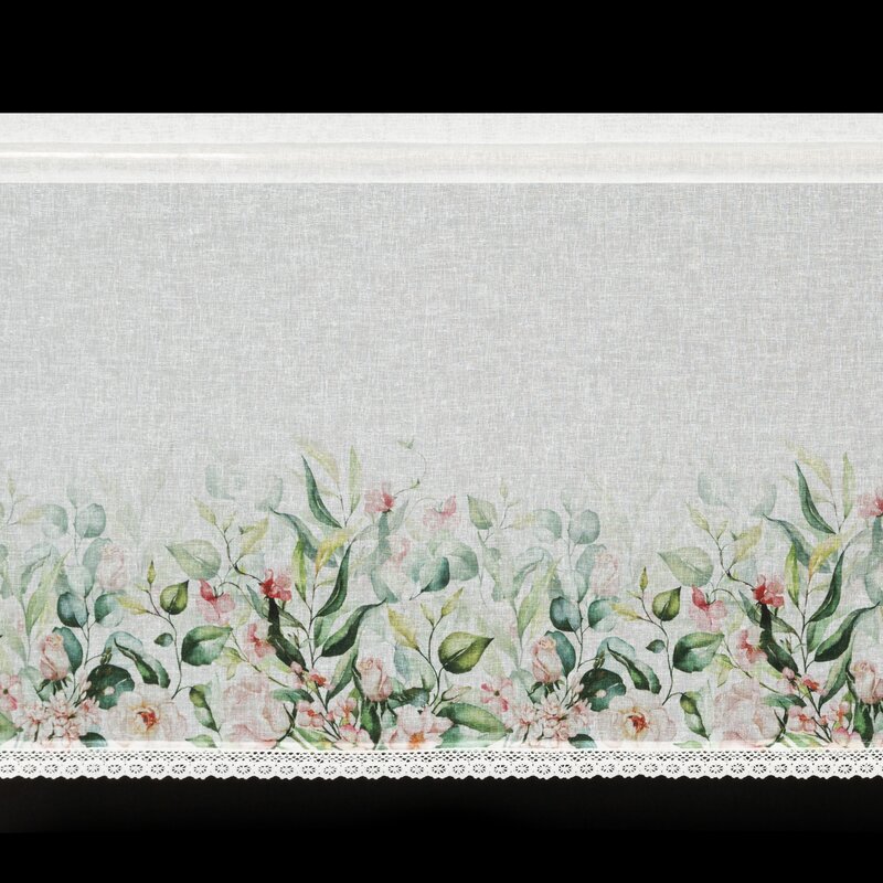 Firana gotowa Estera biała 150 x 60 cm – rozjaśnia wnętrze
