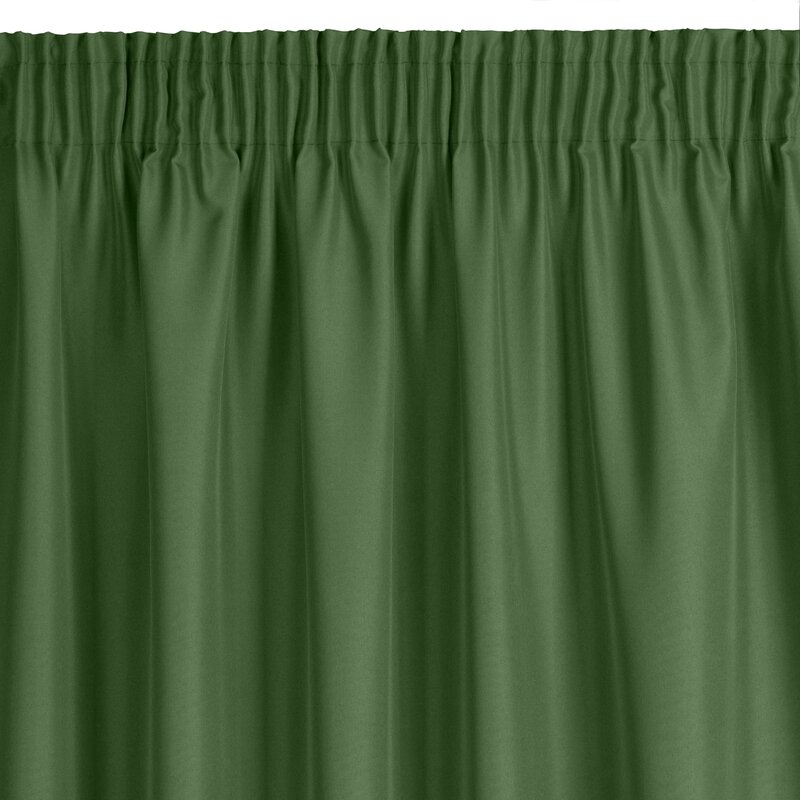 Zasłona gotowa Rita ciemnozielona 140 X 175 CM – tworzy przytulną atmosferę