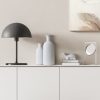 Wazon ceramiczny Riso biały fi 15 x 60 cm – na susze i kwiaty