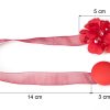 Upinacz do firan z magnesem popielaty 12.5 cm – subtelna dekoracja okna