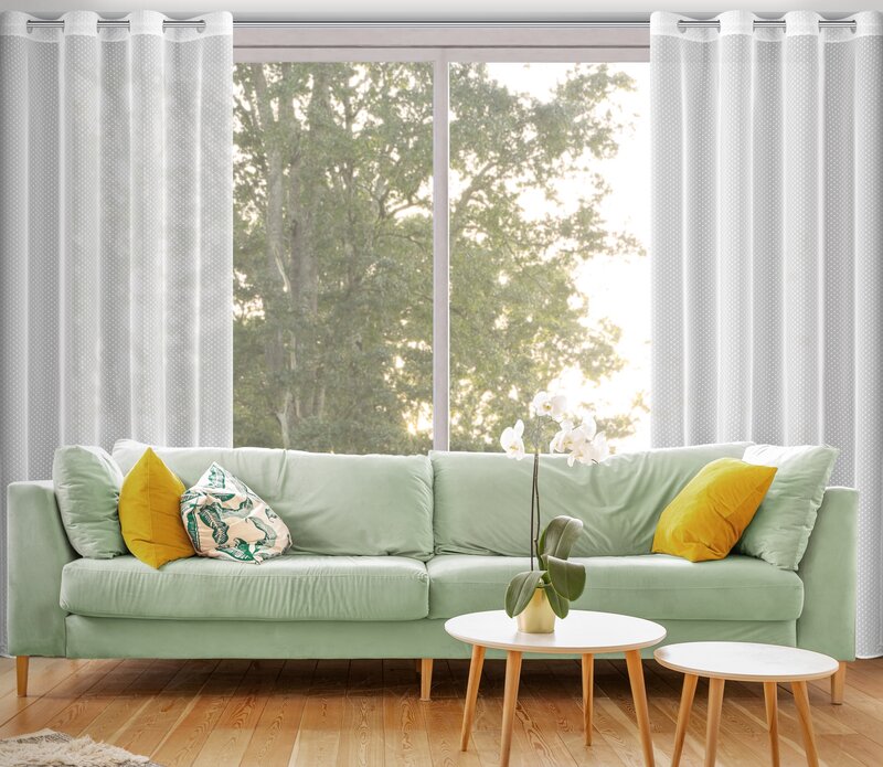 Firana gotowa Julita biała 140 X 250 cm – pięknie rozprasza światło