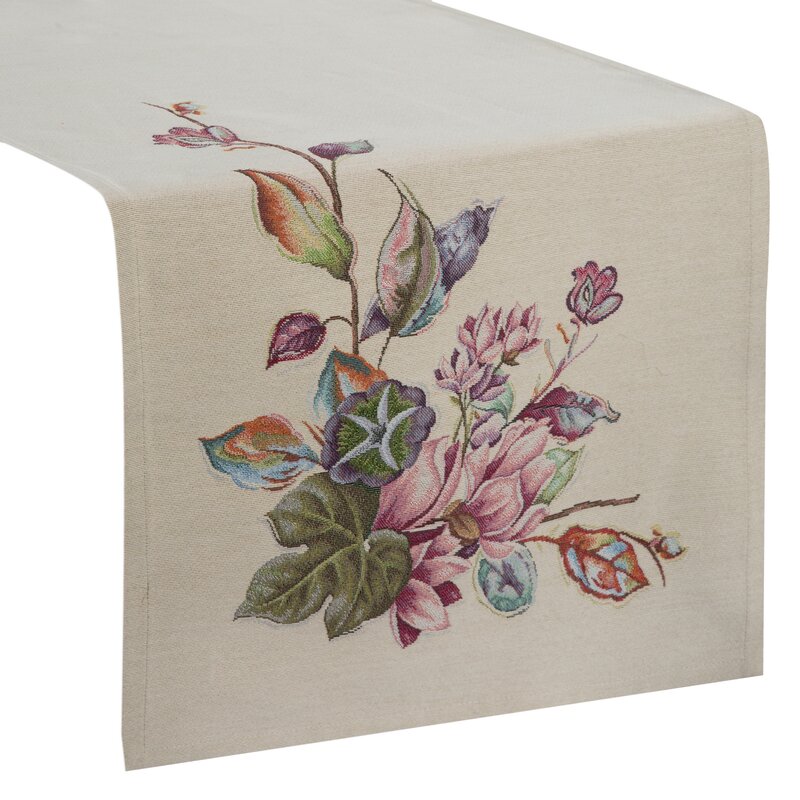 Obrus gobelinowy GOB/CHO/1215 naturalny 45x140 cm – doda przytulności