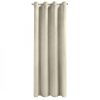 Zasłona gotowa D91 beżowa 140 x 250 cm – tworzy półmrok
