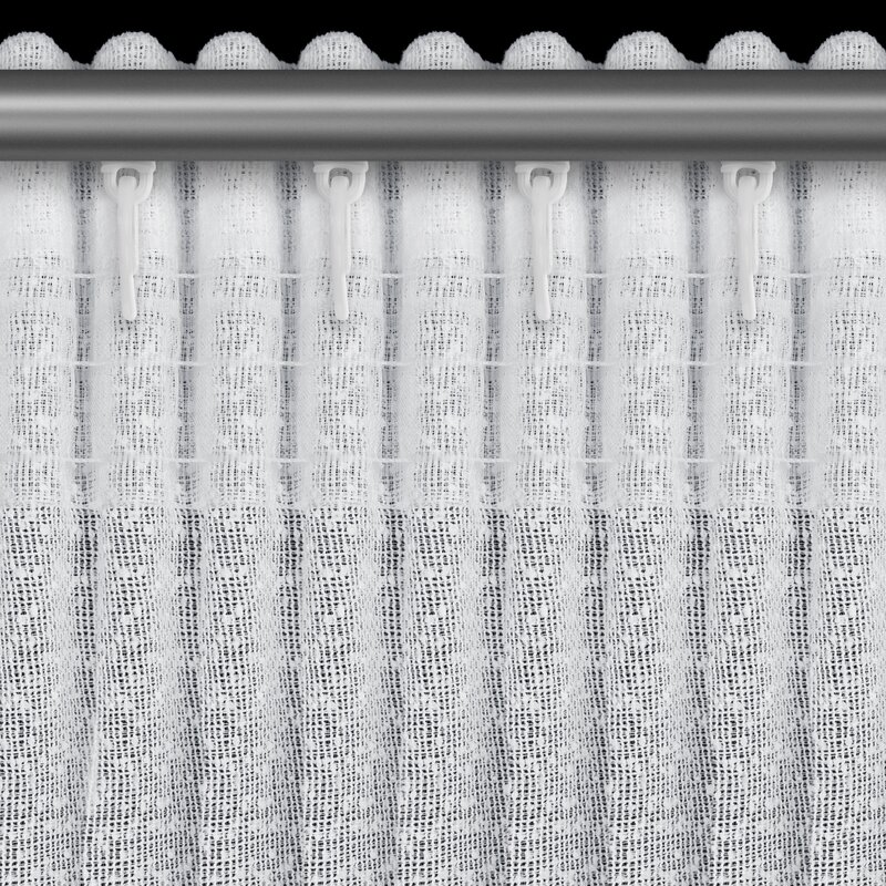 Firana gotowa Rain biała 140 x 270 cm – rozjaśnia wnętrze