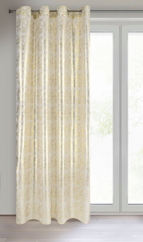 ZASŁONA GOTOWA ASTERIA 140 X 250 CM ZŁOTY