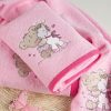 Ręcznik dziecięcy BABY43 różowy 50 X 90 cm – delikatny dla skóry
