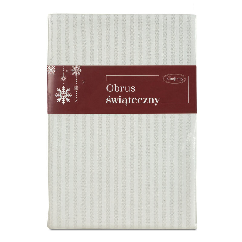 Obrus błyszczący Flash 6 naturalny 85 X 85 cm – na elegancki stół