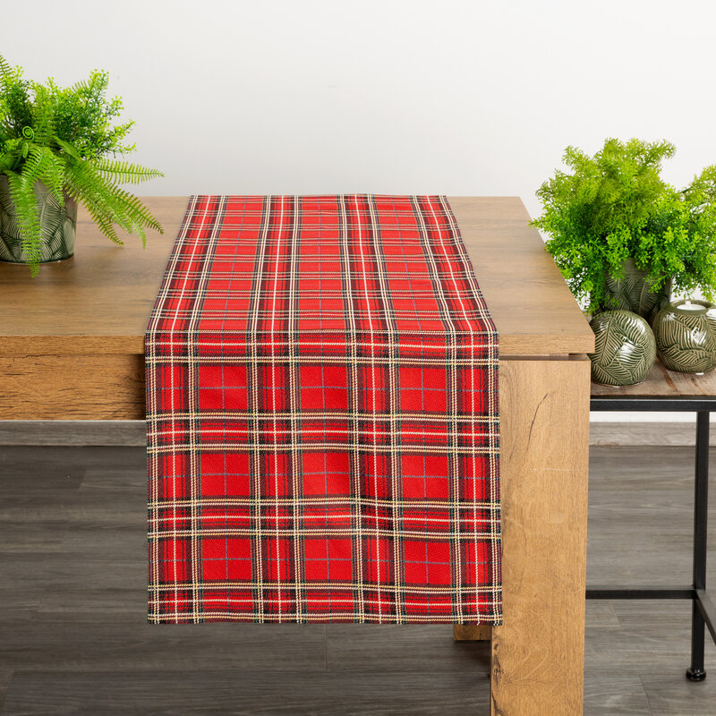 OBRUS LOOK 40 X 180 CM CZERWONY