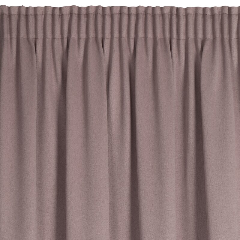 Zasłona gotowa pudrowy róż 130 x 300 cm – zapewni prywatność