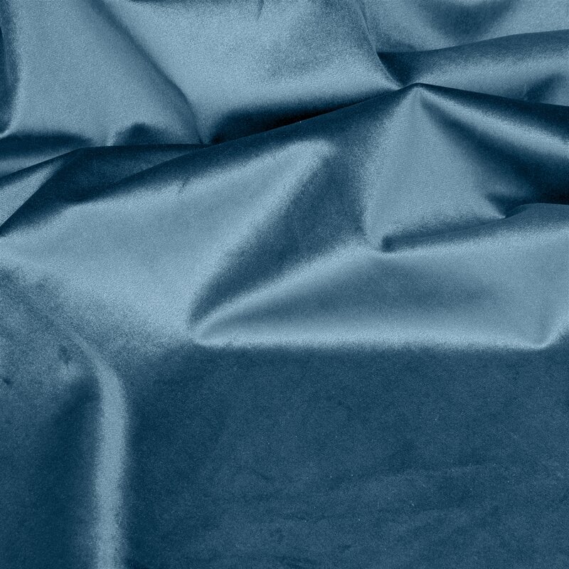 Zasłona gotowa Pierre Cardin niebieska 140 x 270 cm – zaciemniająca welwet