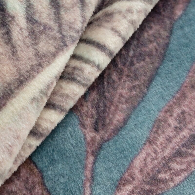 Koc flanelowy turkusowy 150 x 200 cm – miękki i ciepły