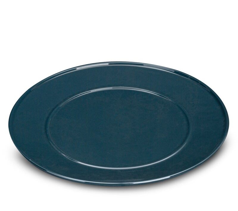 Patera ceramiczna Simona5 granatowa 30 x 2 cm – pięknie eksponuje ozdoby