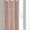 Zasłona gotowa welwet PERI pudrowy róż 140 x 250 cm – zaciemnia pomieszczenie